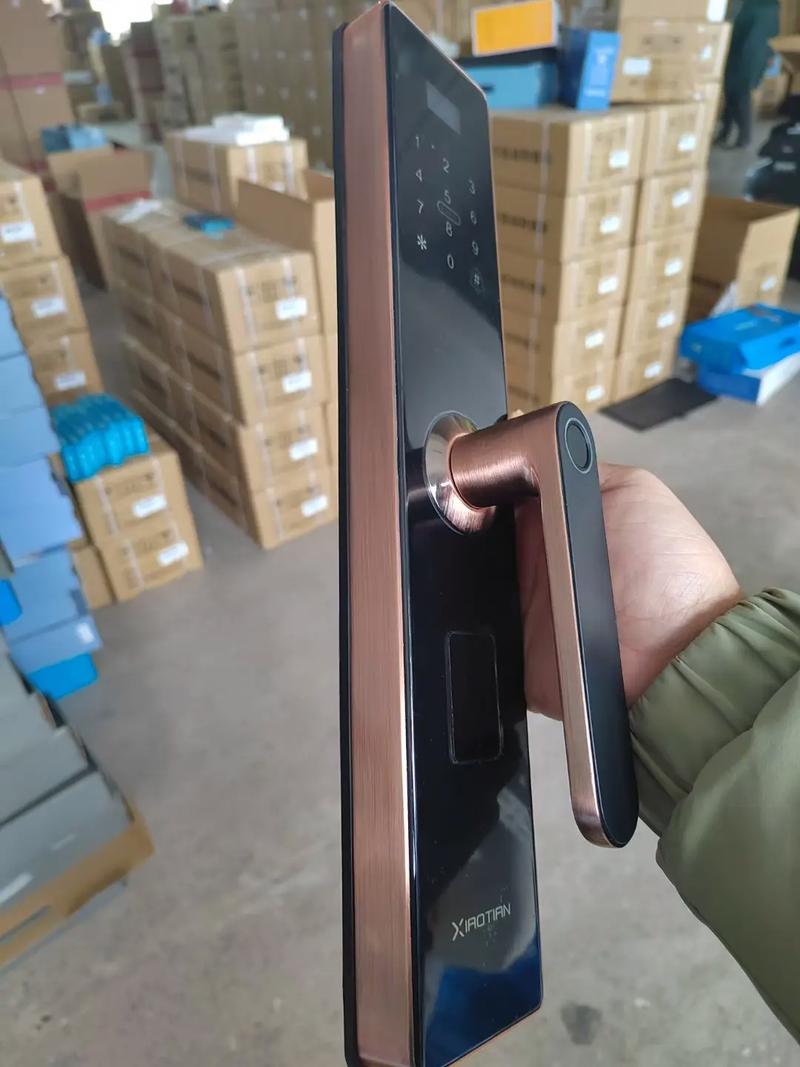 京华六号红古铜版本#五金锁具 #智能锁 #源头工厂 - 抖音